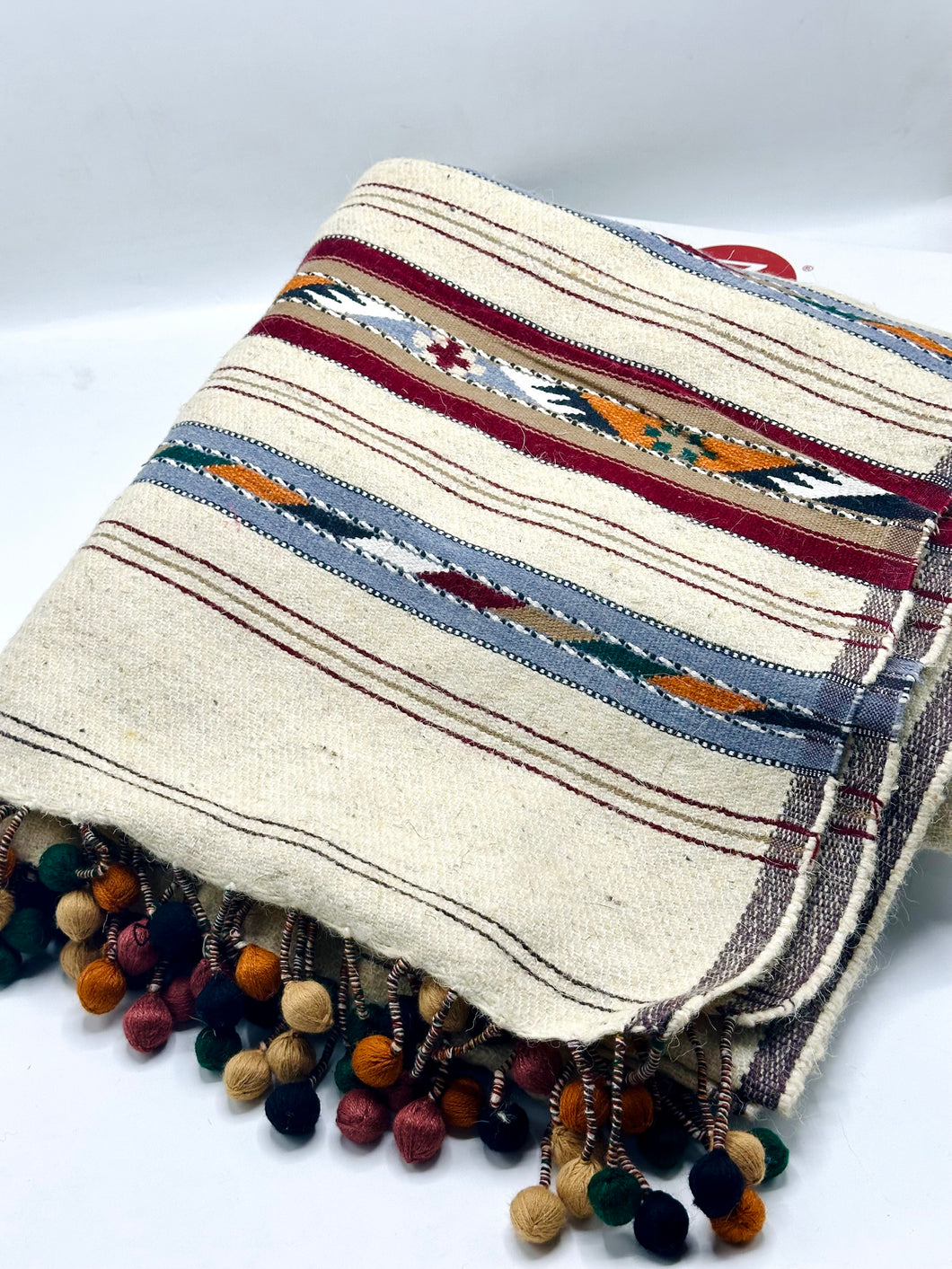 Swati Sharri Shawl - White