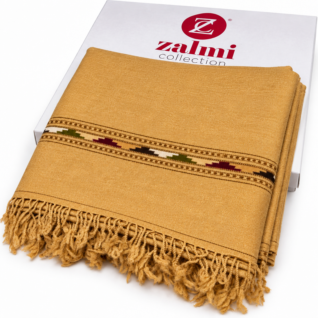 Australian Sahidar - Dark Camel Shawl