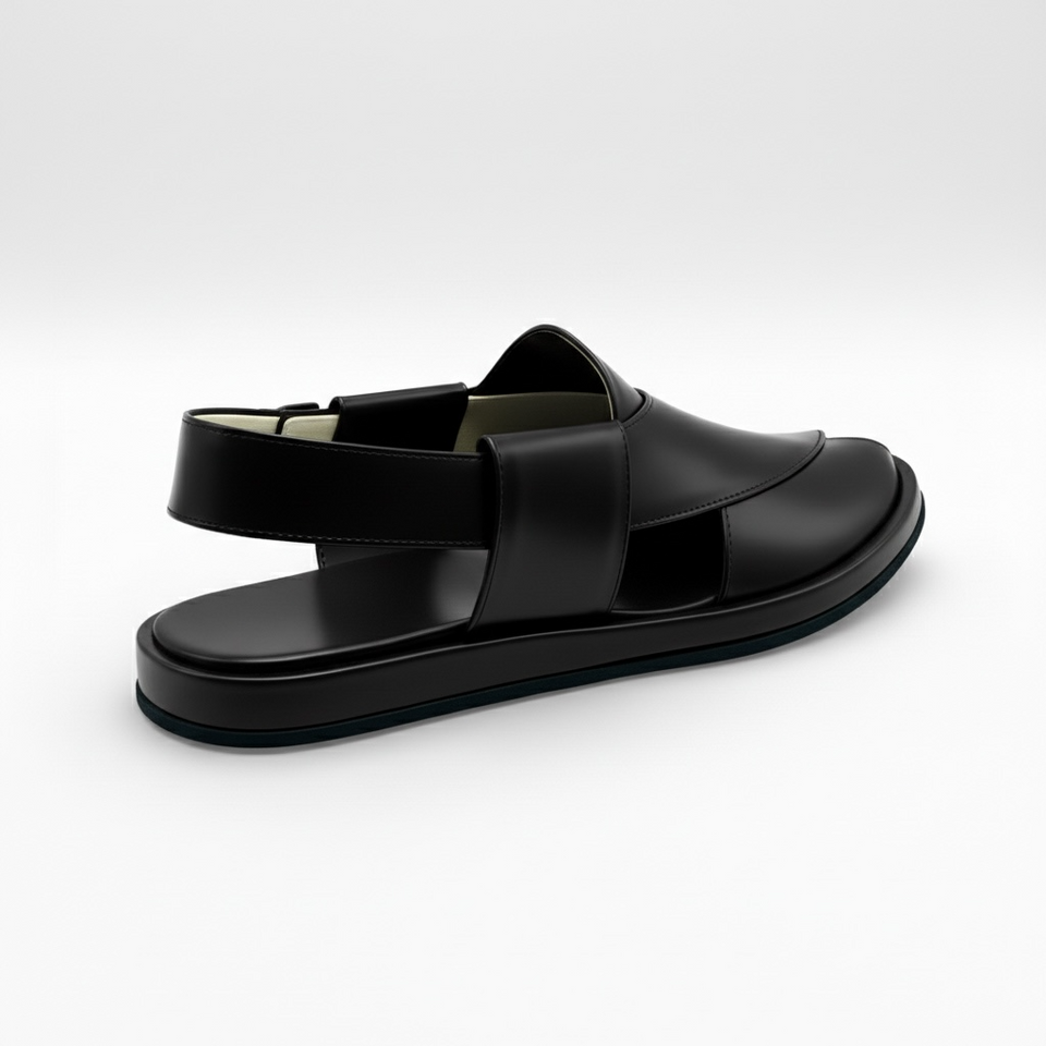 Gazi Chappal - Aero Black 0.6