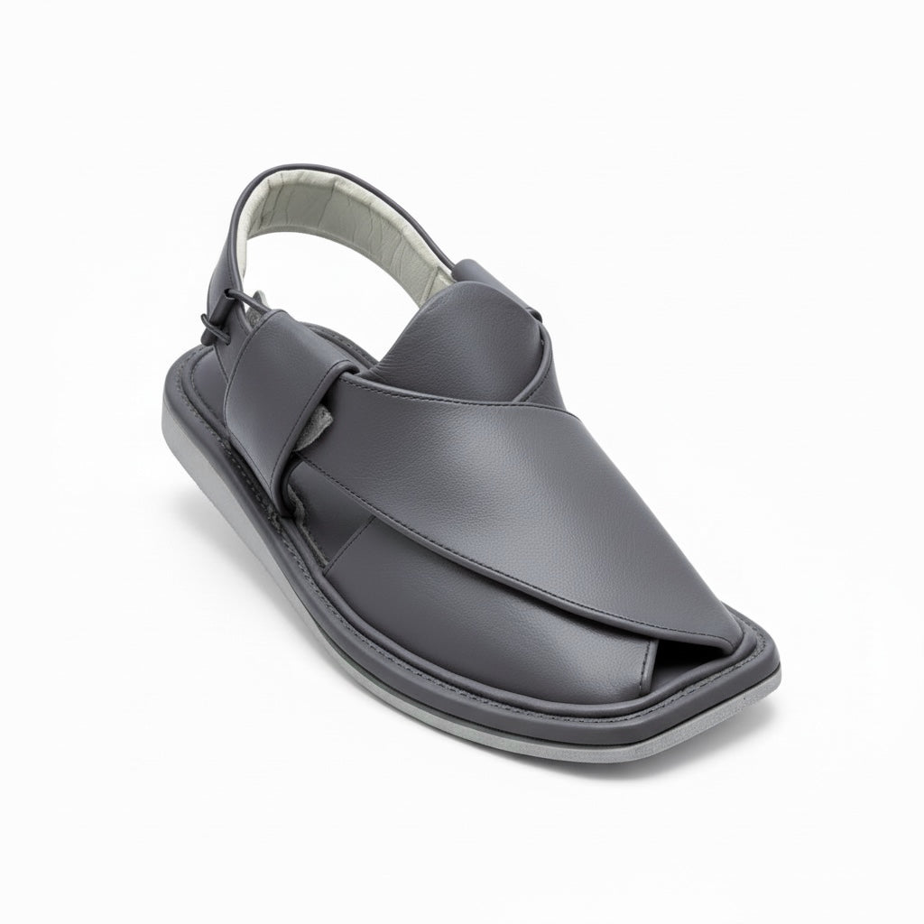 Grey Zalmi Comfort – Light Washable Chappal