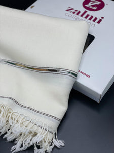 Australian Sahidar (White Woolen Shawl)