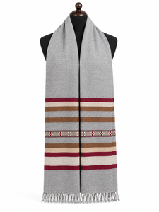 Swati Handmade Angora Muffler - Gray