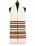 Swati Handmade Angora Muffler - Off White
