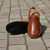 Brown chappal - upright with sole