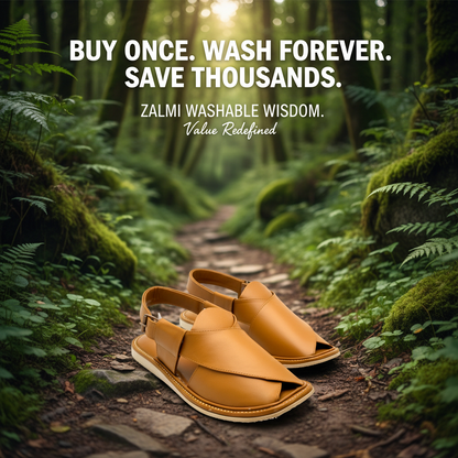 Camel Zalmi Comfort – Light Washable Chappal