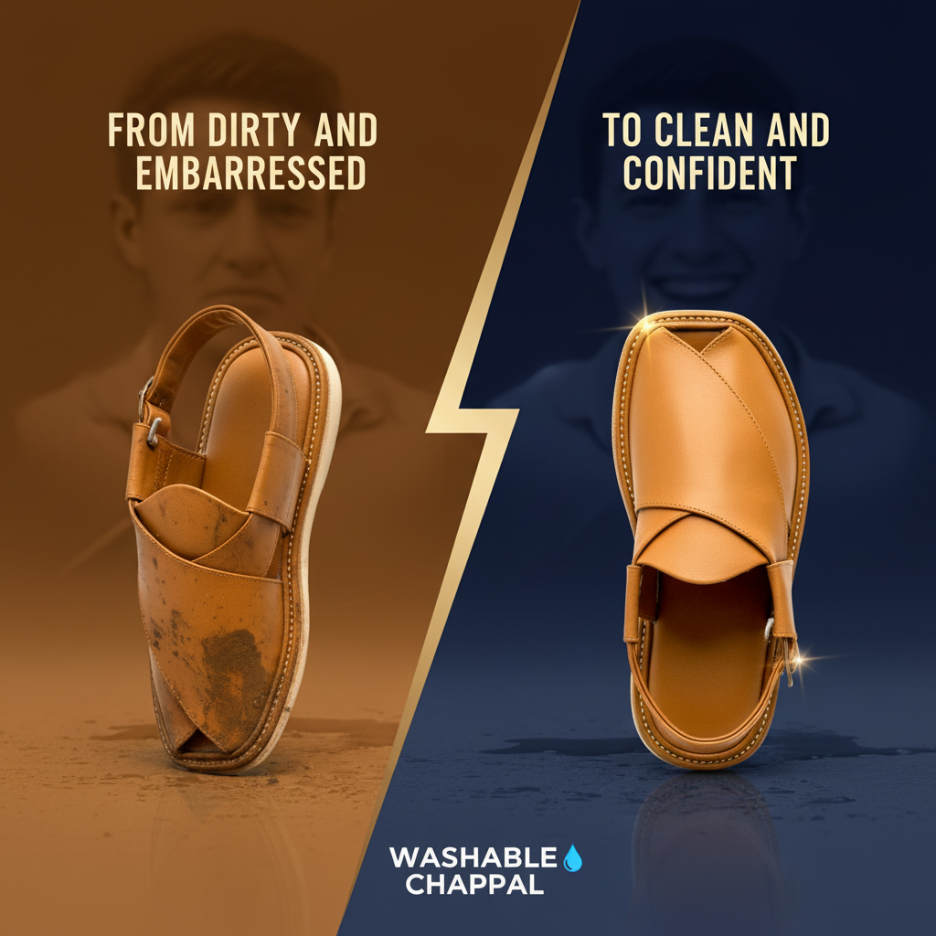 Camel Zalmi Comfort – Light Washable Chappal