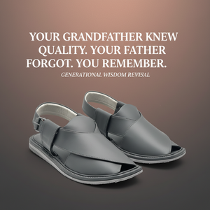 Grey Zalmi Comfort – Light Washable Chappal